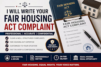 write a fair housing act complaint