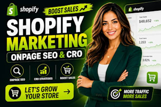 do shopify marketing onpage SEO and cro to boost ecommerce and shopify sales