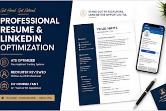 optimize your resume, ats CV and linkedin profile