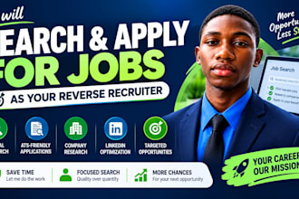search and apply to jobs as your reverse recruiter
