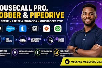 pipedrive salesforce setup housecall pro jobber crm zapier quickbooks for hvac