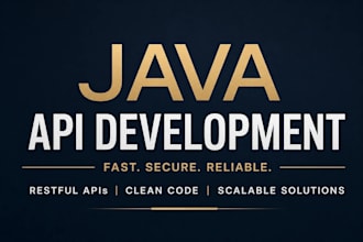 develop restful apis with java