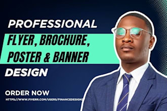 design real estate flyer business brochure food church poster banner website