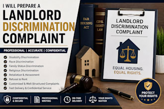prepare a landlord discrimination complaint