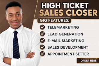 be sales closer b2b lead genration appointment setter sales representative sdr