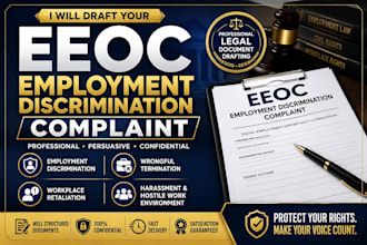 draft an eeoc employment discrimination complaint professionally
