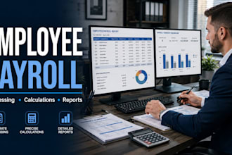process US payroll and manage employee payroll