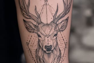 design a modern and minimalist tattoo design