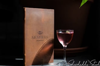 design luxury restaurant menu board, table place names and restaurant branding