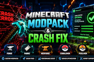 create fix minecraft modpack forge fabric neoforge cobblemon pixelmon crash fix