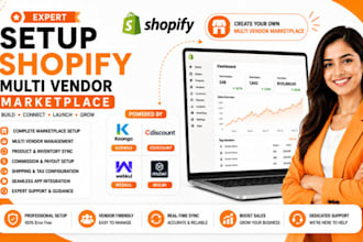 setup shopify multi vendor marketplace connect koongo cdiscount webkul mulwi