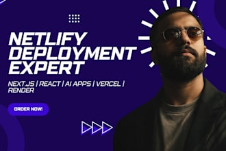 netlify expert deploy react next js website to netlify static website