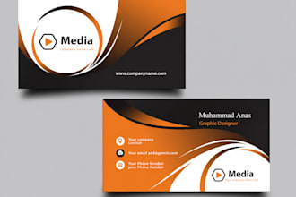 design modern professional business card and luxury visiting card
