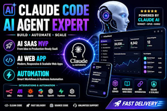 claude code ai agent mvp animated website web app expert claude ai automation