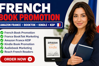 do french book promotion, france booktok, kindle and amazon KDP marketing