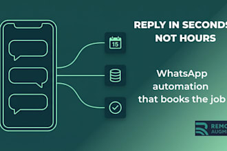 build whatsapp chatbot and whatsapp automation with business api
