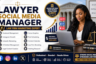 be your lawyer social media manager for law firm marketing and growth