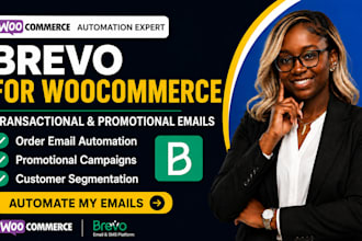 brevo sendinblue woocommerce transactional promotional email marketing workflows