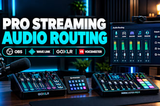 setup and optimize professional streaming audio and routing