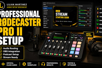 professionally configure your rodecaster pro ii audio setup