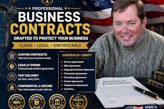 draft professional business contracts and legal agreements