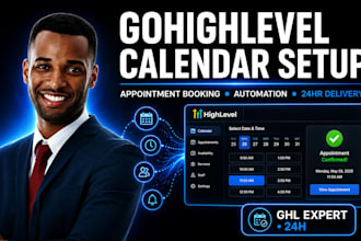 gohighlevel calendar, ghl appointment booking, go high level scheduling workflow