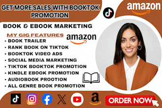 create booktok videos tiktok book promotion ebook marketing book sales amazon