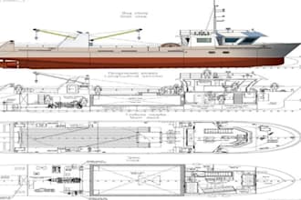 create 3d boat model, 3d yatch design, 3d ship cad model, ship model 3d interior