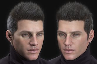 create realistic hair groom to unreal engine for metahuman and vfx