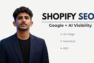 do complete shopify SEO, GEO and technical optimization