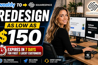 execute weebly to squarespace redesign and expert squarespace help