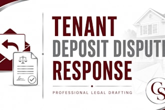 write a tenant deposit dispute response