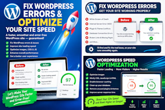 fix wordpress errors and optimize your site speed