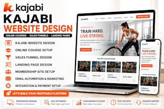 design kajabi website kajabi sales funnel kajabi online course kajabi expert