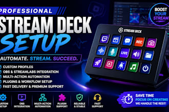 set up your stream deck for professional streaming automation