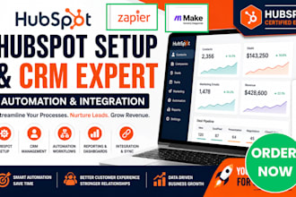 hubspot setup hubspot crm hubspot expert hubspot automation zapier integration
