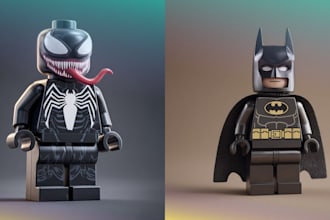 design custom 3d toy, action figure, collectible stl for 3d printing