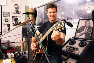 sing vintage rockabilly roots rock and classic country songs with emotion