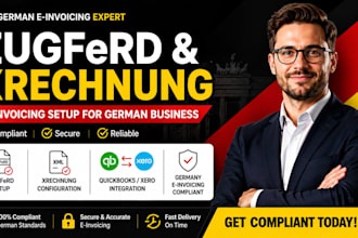 set up zugferd and xrechnung e invoicing for your german business