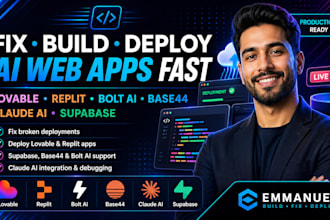 fix lovable website lovable dev fix replit app bolt ai base44 claude ai supabase