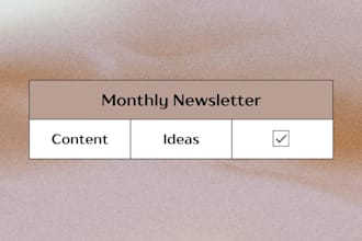 desgin professional newsletter template