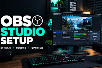 setup obs studio for professional streaming and recording