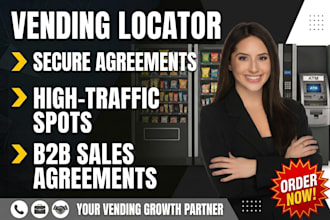 vending machine vending locator atm machine placement locator cold calling