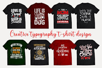 design custom merch t shirt graphics