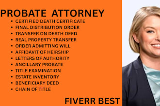 be your ny, ca, florida probate lawyer for quitclaim deed,will and executor deed