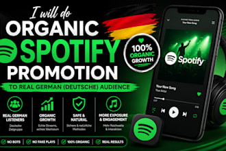 do organic german spotify promotion to real deutsche audience