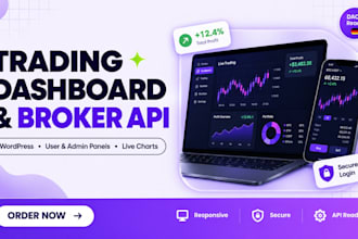 develop trading website, forex website stock market and personal finance website