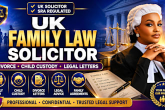 be your UK family law solicitor for divorce, child custody and legal letters