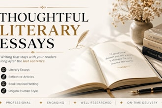 write thoughtful literary essays and reflective articles