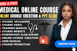 do medical online course, training manuals, ppt slides, educational videos